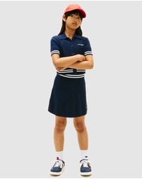 Tommy Hilfiger - Girls Logo Embroidery Rib-Knit Skirt - Teens