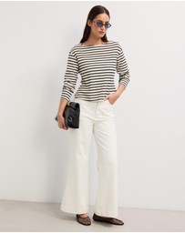 The Fated - Isla High Waisted Wide Leg Jeans