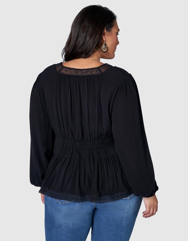 The Poetic Gypsy - Astral Passenger Lace Blouse
