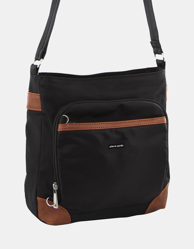 Pierre Cardin - Pierre Cardin Nylon Anti-Theft Cross Body Bag