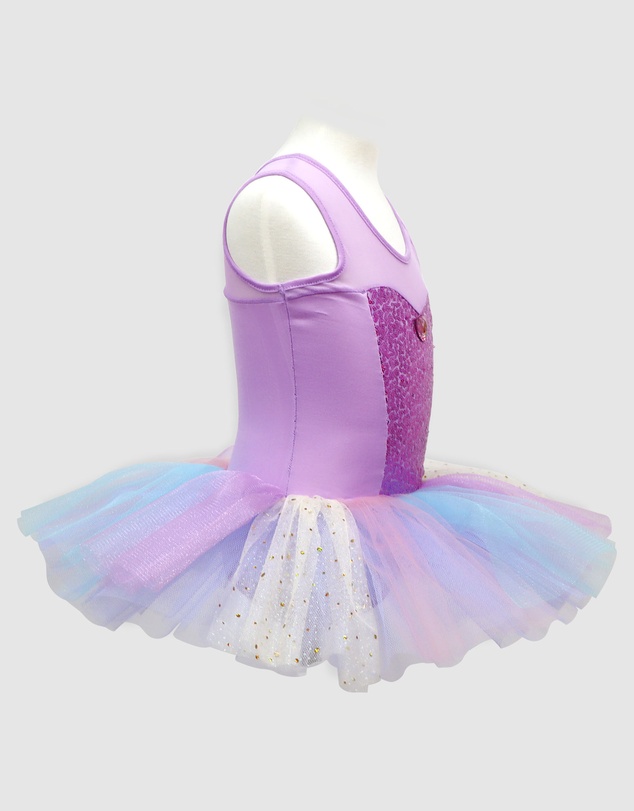 Disney Princess by Pink Poppy - Disney The Little Mermaid Sparkle Tiered Tutu Dress