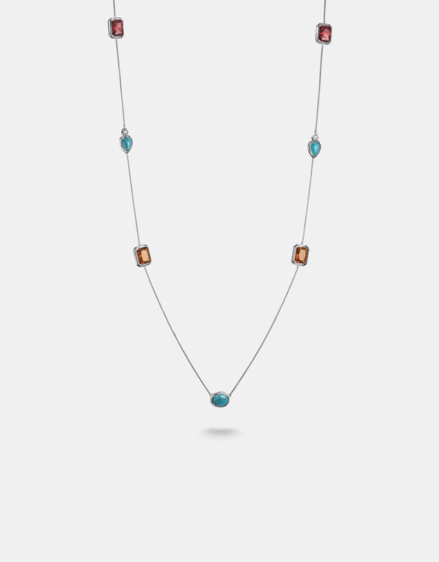 THOMAS SABO - THOMAS SABO Elyndra Necklace with Multi-coloured Stones