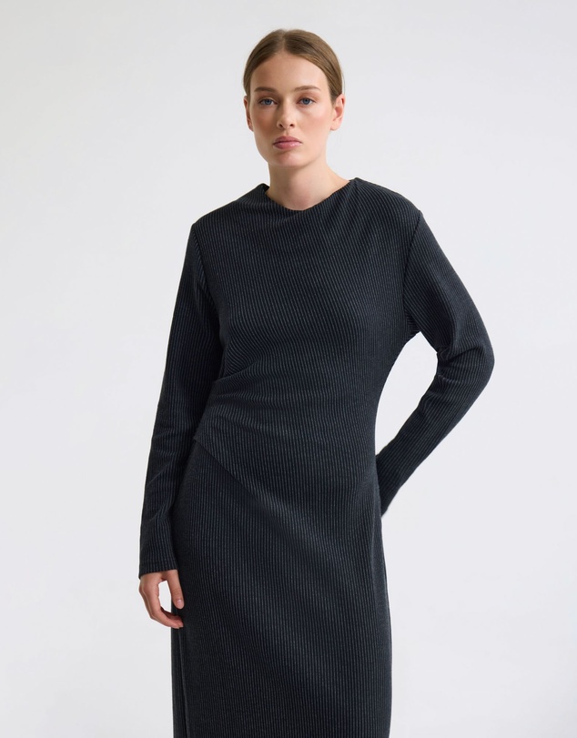 Oxford - Hartley Jacquard Stripe Knit Dress
