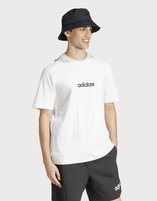 adidas Sportswear - Essentials Linear Single Jersey Tee Mens