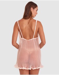 Bras N Things - Night Games Blushing Slip - Light Pink
