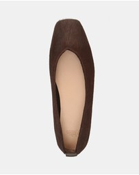 Wittner - Belinda Hair-on Leather Ballet Flats