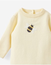 Cotton On Kids - Baby Organic Knit Long Sleeve Romper