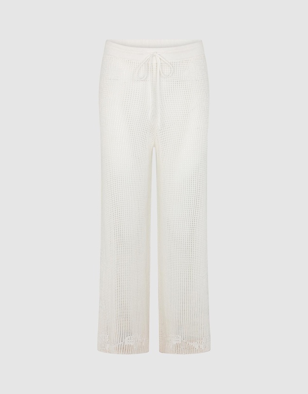 KINGA CSILLA - Rosa Crochet Mare Pants