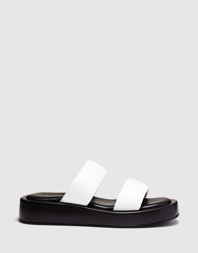 Just Because - Sarita Leather Flatform Sandals