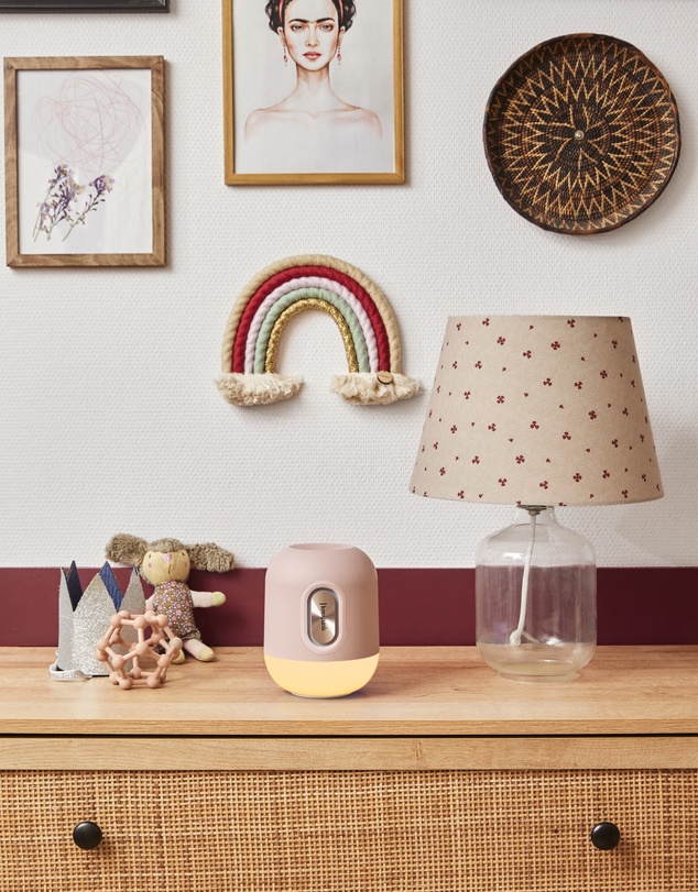 Kreafunk - Kreafunk Kids Glowie Bluetooth Speaker W/ Light - Dusty Rose