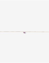 Michael Hill - Oval East-West Rose Amethyst Necklace in 10kt Yellow Gold