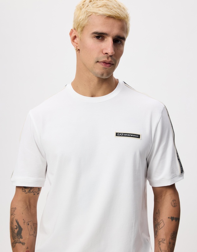 Emporio Armani EA7 - SS Train Logo Series Man Tee Tape