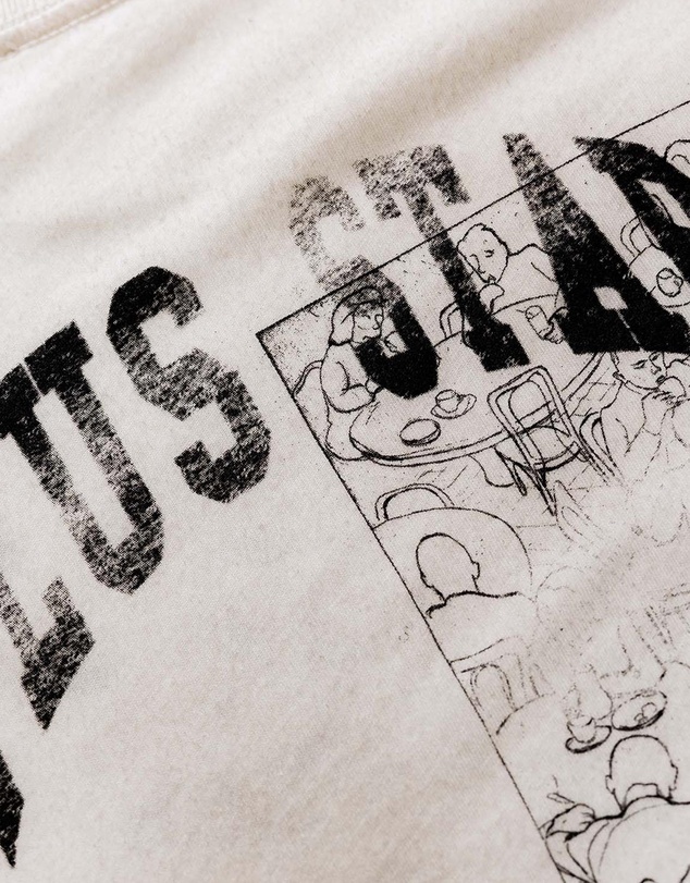 Duke + Dexter - NY Sketch Vintage White T-Shirt