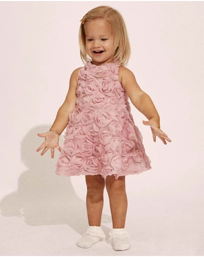 Bardot Junior - Pia Rosette Dress - Babies-Kids