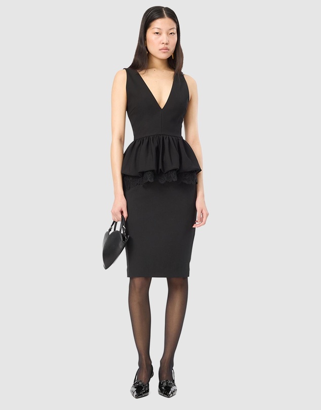 ROTATE - V Neck Peplum Top