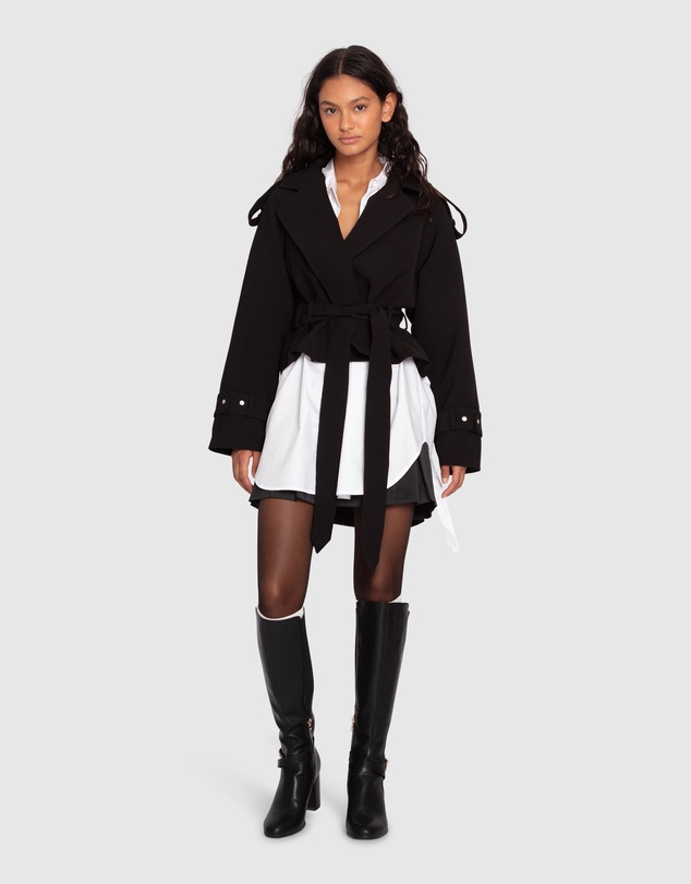 Belle & Bloom - Fast Car Cropped Trench
