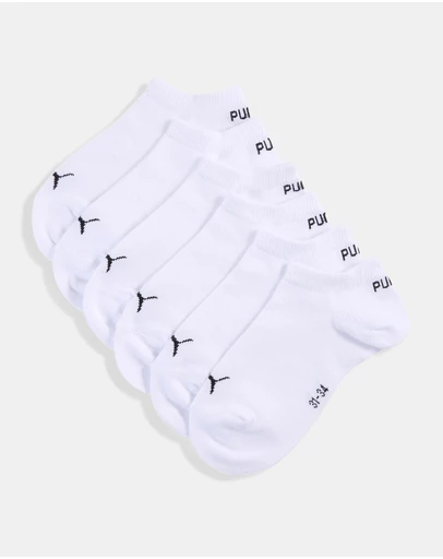 Puma - 3-Pack Plain Sneaker Socks - Kids-Teens