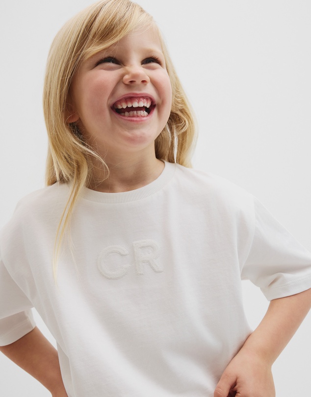 Country Road - Australian Cotton Short Sleeve Sequin Logo T-shirt