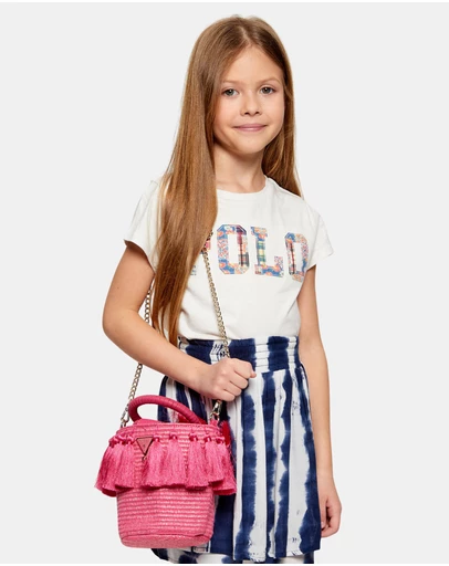 GUESS - Straw Bucket Bag