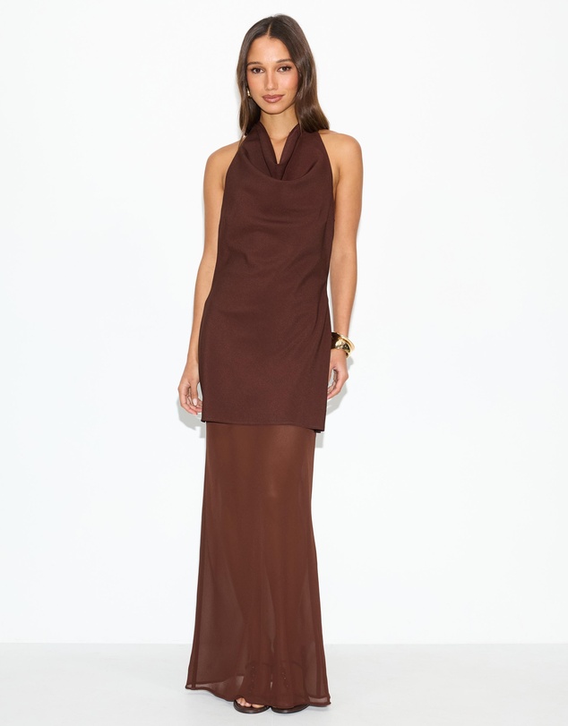Dazie - Greer Double Layer Maxi Dress