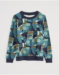 Seasalt - Seasalt Cornwall Blue Bright Wave Sweatshirt