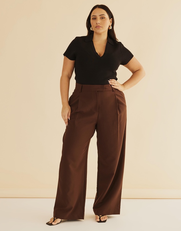 Atmos&Here Curvy - Emira Knitted Top