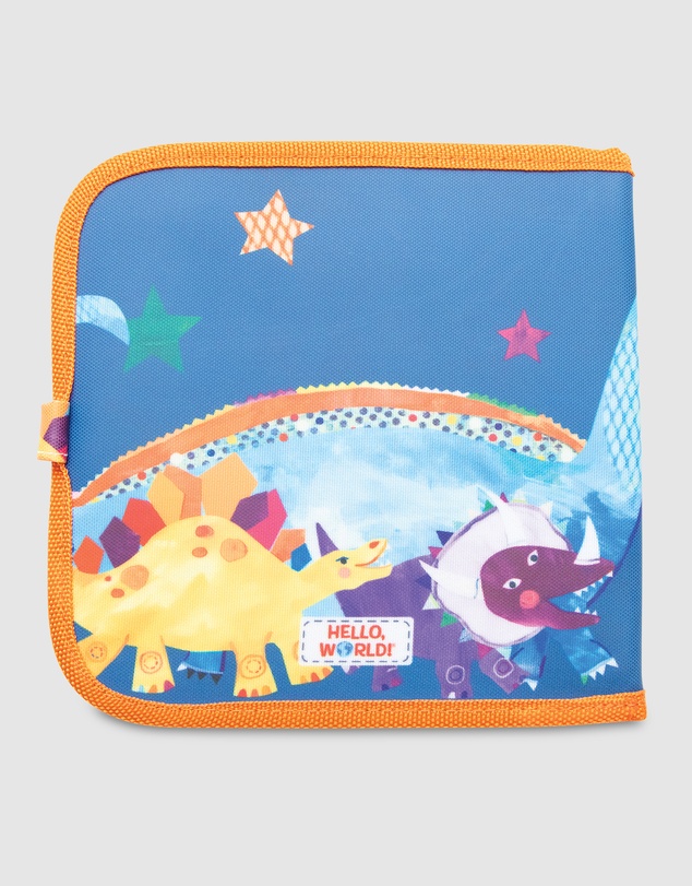 Jaq Jaq - Jaq Jaq Bird -  Doodle It & Go Erasable Book - Hello, World - Dino