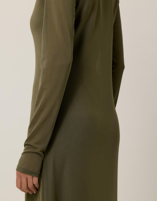 Tussah - Bonnie Ruched Waist Collar Midi Dress
