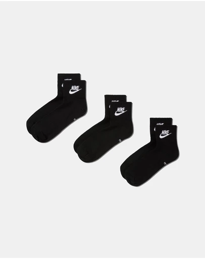 Nike - Everyday Essential Ankle Socks 3-Pack - Unisex