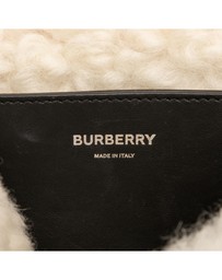 Pre-Loved by Azura Reborn - Pre-Loved Small Shearling Trimmed Coated Canvas Lola Crossbody