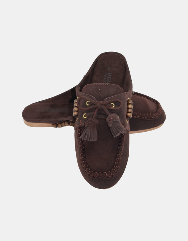 Human - Women's Kora Mule Sandal Choc Suede