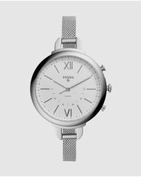 Fossil - Hybrid Smartwatch Q Annette Silver-Tone