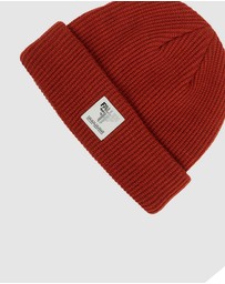 Fallen Footwear - Fallen Footwear Insignia Acrylic Cuff Short Stylish Beanie - Astro Red