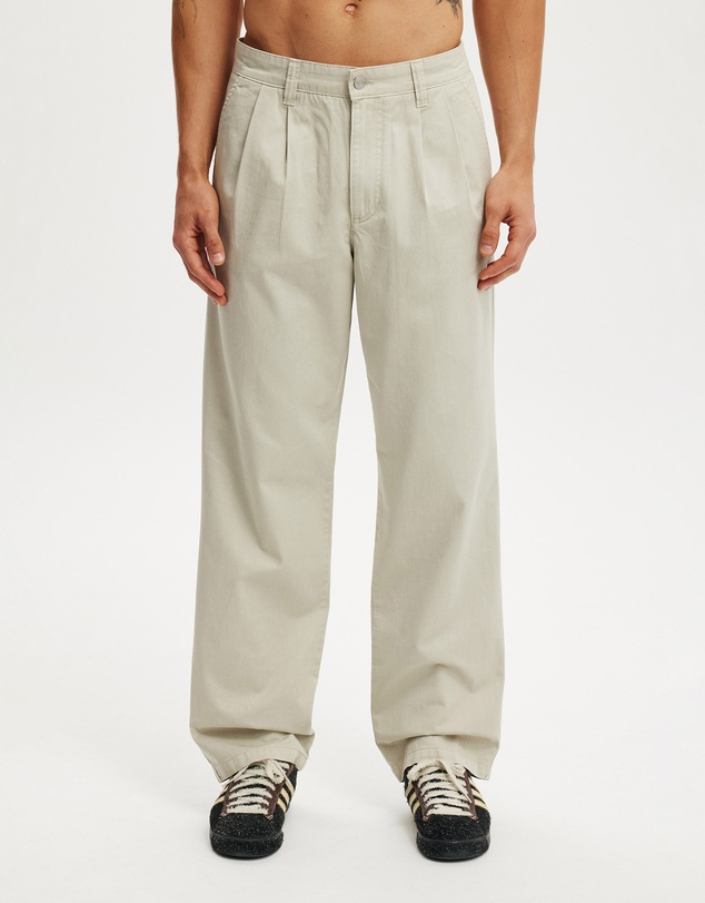 Cotton On - Baggy Pleated Pant