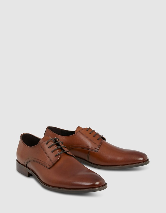 yd. - Marble Leather Lace Up Dress Shoe