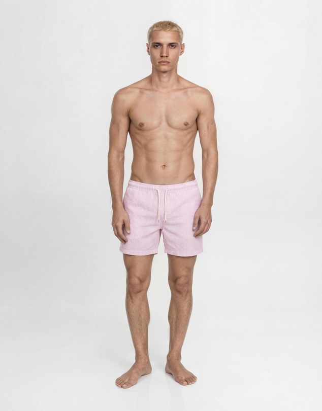 Jack & Jones - Maui Ocean Seersucker Swim Shorts
