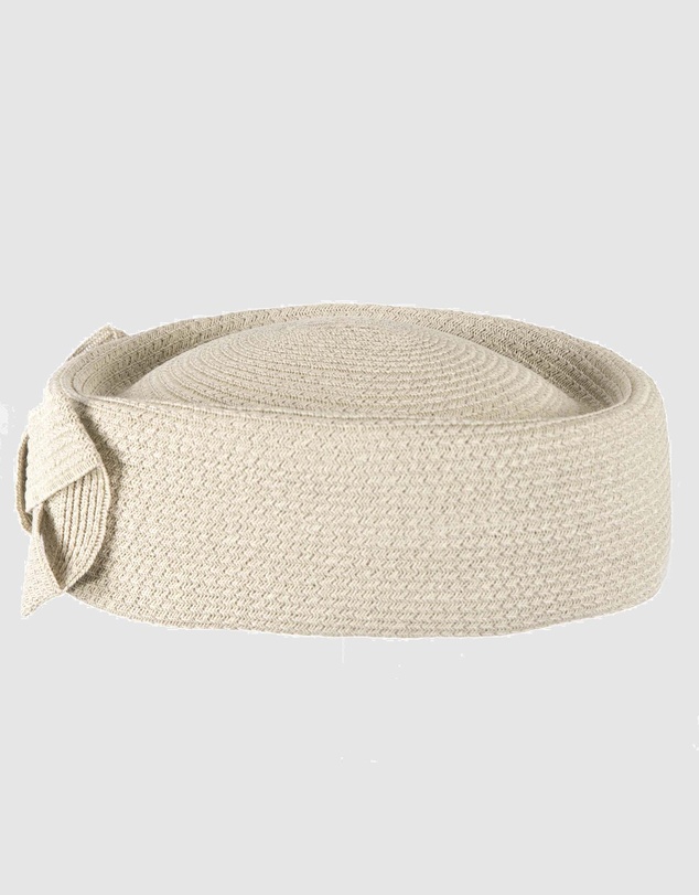 Max Alexander - Silver Braid Pillbox Hat