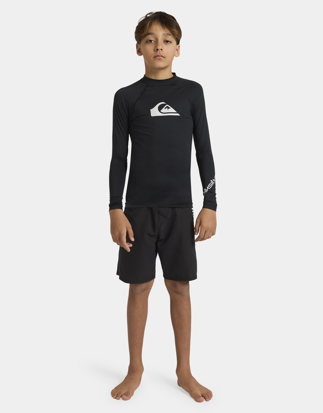 Quiksilver - Boys 8 to 16 All Time Long Sleeve Rash Vest