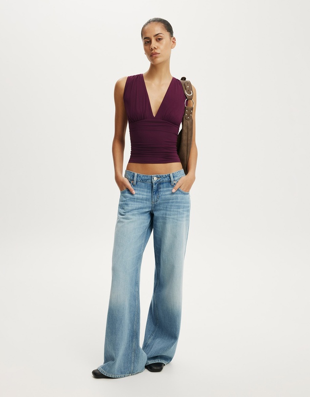 Cotton On - Hold Me Gathered V Tank