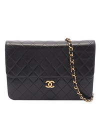 Pre-Loved by Azura Reborn - Pre-Loved Medium CC Quilted Lambskin Single Flap