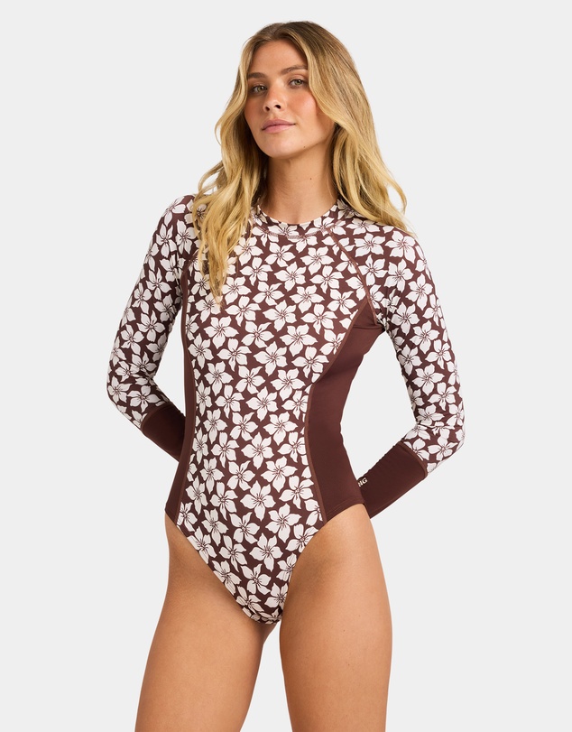 Billabong - Womens Playa Sol Long Sleeve Bodysuit Rashguard