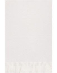 Petal & Pup - Emilie Short Sleeve Ruffle Crew Sweater - Cream