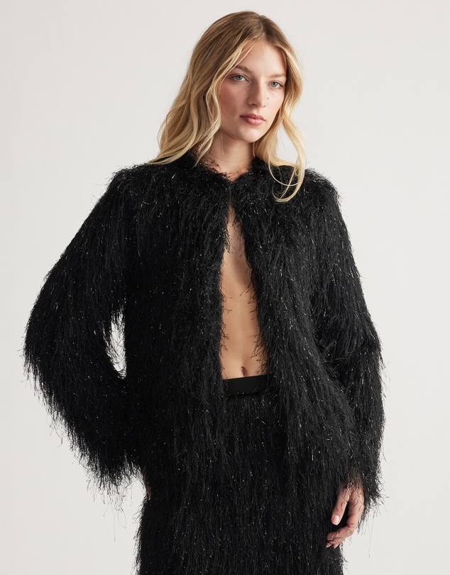 Decjuba - Kenzie Lurex Fringed Jacket