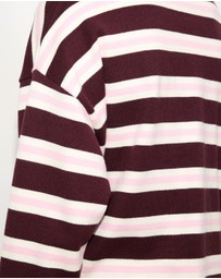 Dazie - Piper Stripe Knit Polo