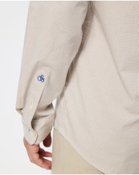 Scotch & Soda - Micro-Check Poplin Shirt
