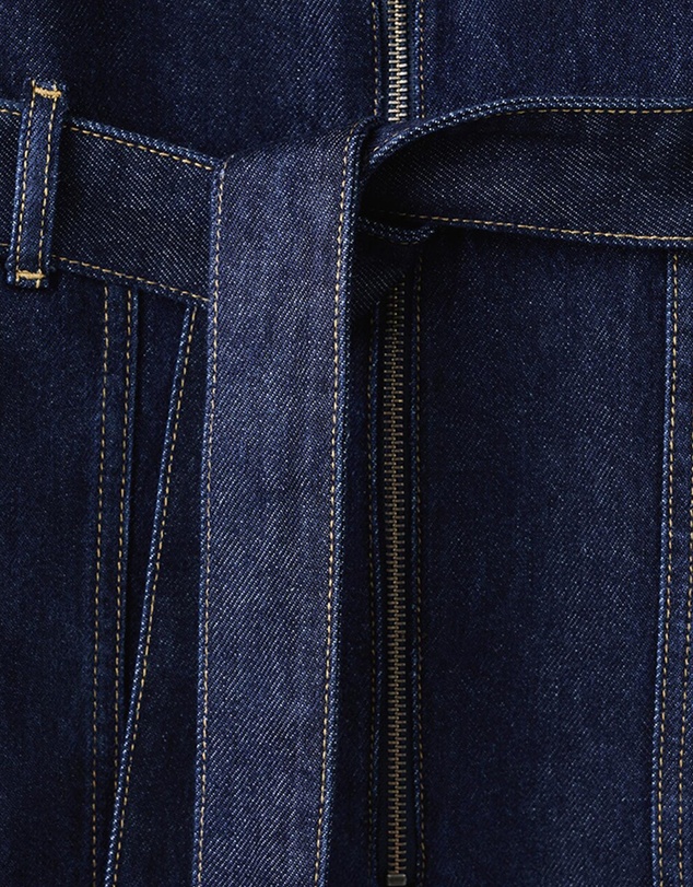M.N.G - Belt Denim Jumpsuit