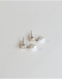 SAINT VALENTINE - True Love Pearl Studs - Silver