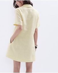 UNISON - Collared Linen Dress
