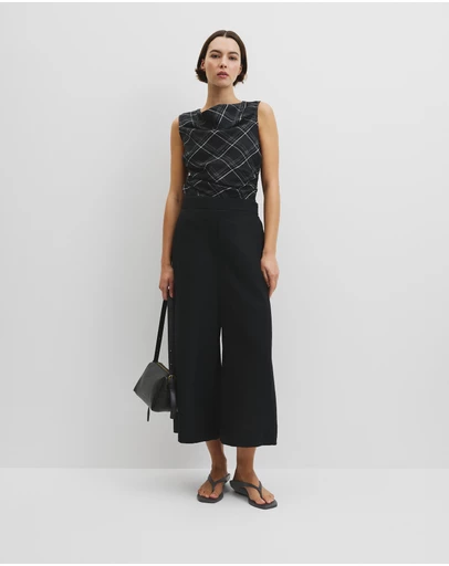 Country Road - Organically Grown Linen Wide-leg Pant