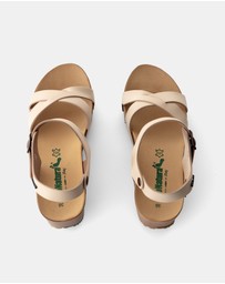 BioNatura - Willow Leather Wedge Heels